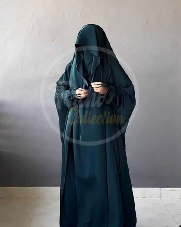 সৌদি জিল ভাব বোরকা নেকাব গ্রিন কালার