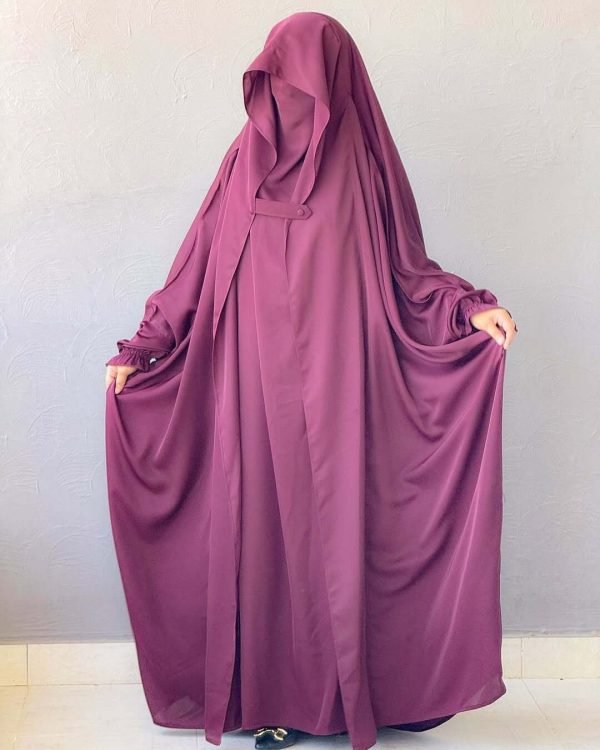 সৌদি জিল ভাব বোরকা নেকাব পেঁয়াজ কালার